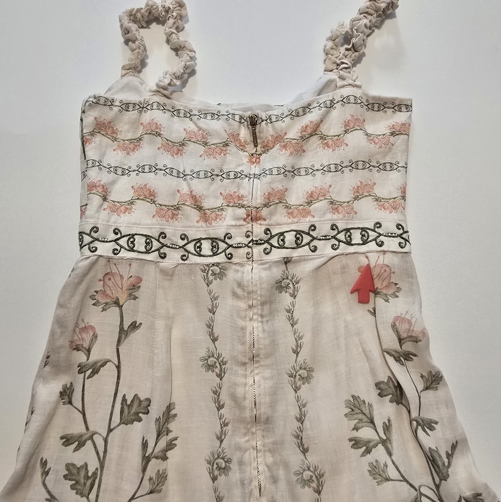 Agua by Agua Bendita Nispero Dress Sleeveless Square neck Size M - Picture 11 of 16
